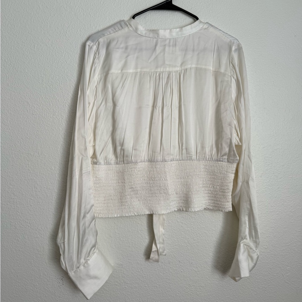 Anthropologie White Blouse - Picture 4 of 5